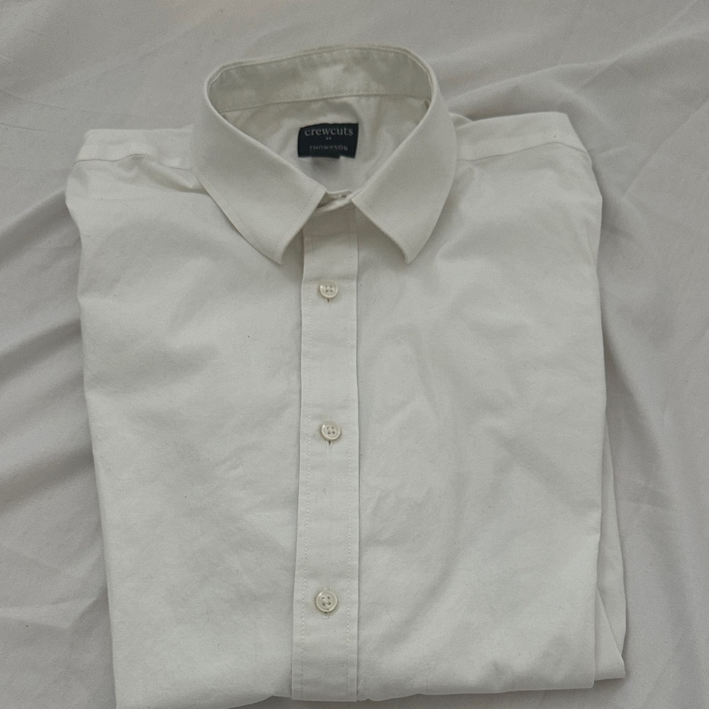 Crewcuts kid’s Thompson White Dress Shirt